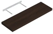 Półki na dokumenty - Domax Półka samowisząca wenge 79,5x23,5cm VELANO - miniaturka - grafika 1