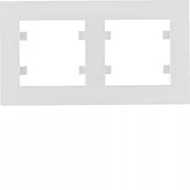 Klawisze i ramki - Hager Lumina Intense Ramka 2-krotna biała WL5720 - miniaturka - grafika 1