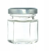 Akcesoria do hodowli zwierząt - słoik słoiczek sześciokątny 30 ml miód upominek - miniaturka - grafika 1