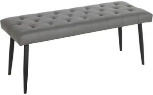 Beliani Zestaw mebli do sypialni ekoskóra 160 x 200 cm szary ESSONNE - Łóżka - miniaturka - grafika 8