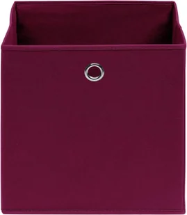 vidaXL Pudełka, 4 szt., ciemnoczerwone, 32x32x32 cm, tkanina vidaXL - Pudła i pojemniki do przechowywania - miniaturka - grafika 4