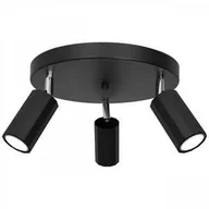 Lampy sufitowe - Luminex Bello 1773 plafon lampa sufitowa spot 3x8W GU10 czarny - miniaturka - grafika 1