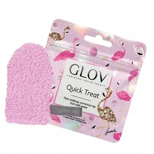 GLOV Rękawiczka do korekt makijażu Quick Treat - Cozy Rosie - Pozostałe akcesoria do makijażu - miniaturka - grafika 2