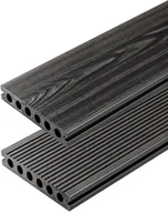 Podesty i deski tarasowe - Deska Tarasowa Kompozytowa 3D Antracyt 3,5m - miniaturka - grafika 1