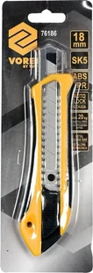 Vorel NOŻYK Z OSTRZEM ŁAMANYM 18MM 76186 - Nożyce i noże - miniaturka - grafika 4