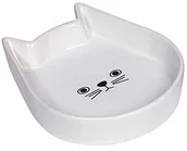 Miski dla kotów - Nobby kotów miska ceramiczna Kitty Face, biały - miniaturka - grafika 1