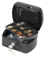 Sejfy i kasy pancerne - G21 Q-CONNECT Q-CONNECT Kasetka na pieniądze mała czarna WIKR-1012828 WIKR-1012828 - miniaturka - grafika 1