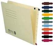 Teczki i skoroszyty - Elba 100420857 sygnał wtykowy z twardej folii PCW 100 sztuk czerwony do skoroszytów zawieszanych 100420857 - miniaturka - grafika 1