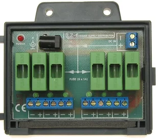 LZ-6 Rozdzielacz Łączówka Zasilania Do Kamer Cctv - Kamery cyfrowe - akcesoria - miniaturka - grafika 3