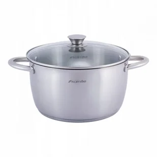 Kamille Garnek ze stali nierdzewnej 5,0L z pokrywką 4903 - Garnki Kamille Garnek ze stali nierdzewnej 5,0L z pokrywką 4903 - Garnki - miniaturka - grafika 1