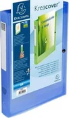 Teczki i skoroszyty - Staples Staples EXACOMPTA Teczka na zatrzask KREACOVER 40mm błękitny EXC244 - miniaturka - grafika 1