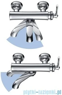 Omnires Armance bateria wannowa złota AM5230GL - Baterie wannowe i prysznicowe - miniaturka - grafika 4