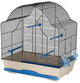 Klatki i wyposażenie dla ptaków - MPS 82916 klatka na ptaki gabbia Daisy 56 x 36.5 x 62 cm, niebieski/szary - miniaturka - grafika 1