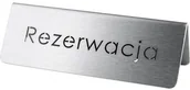 Wyposażenie lokali gastronomicznych - Stalgast Tabliczka "rezerwacja" | 486025 - miniaturka - grafika 1