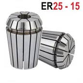 Tuleje - Tuleja zaciskowa ER25 FI 15 tulejka precyzyjna CNC - miniaturka - grafika 1