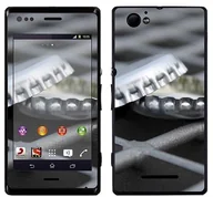 Etui i futerały do telefonów - Sony Royal Sticker Royal tatuaż ścienny RS. 45081 samoprzylepny do Xperia M z motywem Bottle Caps RS.45081 - miniaturka - grafika 1