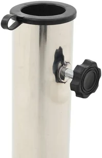 vidaXL Kwadratowa podstawa pod parasol, granitowa, 20 kg, czarna - Pozostałe meble ogrodowe - miniaturka - grafika 4