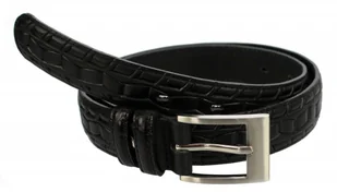 WIREX (PL) Pasek Skórzany Męski WIREX (PL) GŁADKI SZARFOWANY "BIEŻNIK 2" CZARNY 30 mm Skóra Licowa Extra - Paski WIREX (PL) Pasek Skórzany Męski WIREX (PL) GŁADKI SZARFOWANY "BIEŻNIK 2" CZARNY 30 mm Skóra Licowa Extra - Paski - miniaturka - grafika 1