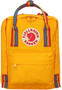 Plecak Fjallraven Kanken Rainbow Mini - warm yellow / rainbow pattern - Plecaki - miniaturka - grafika 2