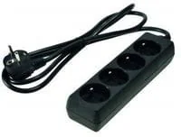 DPM Przedłużacz PP26 4 gniazda 1.5m Czarny - Listwy zasilające - miniaturka - grafika 2