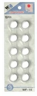Akcesoria do tablic - Argo S.A. Magnesy 15mm Sunriver 10 sztuk białe SRH-15/BIAŁ - miniaturka - grafika 1