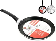 Patelnie - Home Maitre Crpe patelnia, powłoka zapobiegająca przywieraniu, 24 cm, aluminium, czarny/antracyt - miniaturka - grafika 1