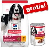 Mokra karma dla psów - Hills Science Plan Duże opakowanie Science Plan + karma mokra 6 x 370g gratis! Mature Adult 6+ Large Breed kurczak 14 kg + 6 x 370 g Mature Adult 7+ kurczak - miniaturka - grafika 1