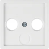 Gniazdka elektryczne - Berker Q1/Q3/Q7 biały płytka do gniazda RTV-SAT B_12036089 - miniaturka - grafika 1