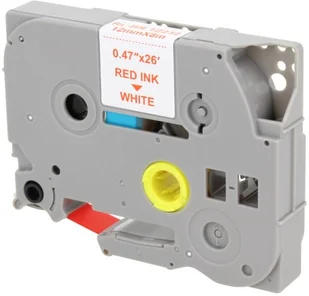 Brother Zamiennik taśmy TZE-232 12mm biała/czerwony - Etykiety do drukarek - miniaturka - grafika 4