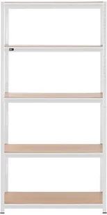 MSW MSW Regał magazynowy 100 x 60 x 197 cm 5 x 150 kg szary MSW-STSH-28 - Szafy i regały magazynowe - miniaturka - grafika 5