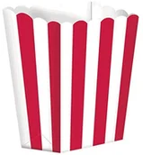 Gadżety dla niej i dla niego - Amscan Pudełka na snacki, w paski, w zestawie 5 sztuk 377551.4 - miniaturka - grafika 1