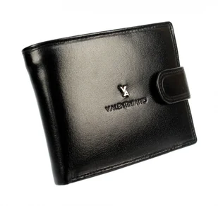 VALENTINIANO Portfel Męski Skórzany VALENTINIANO (PL) Skóra Cielęca Poziomy Duży Jedno Skrzydełko Pionowy Suwak 7870 - Portfele - miniaturka - grafika 7