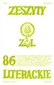 Czasopisma - Fundacja Zeszyty Literackie Zeszyty literackie 86 2/2004 - praca zbiorowa - miniaturka - grafika 1
