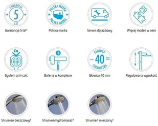 Deante PEONIA Zestaw natryskowy chrom NAC 01EM NAC01EM - Zestawy prysznicowe Deante PEONIA Zestaw natryskowy chrom NAC 01EM NAC01EM - Zestawy prysznicowe - miniaturka - grafika 5