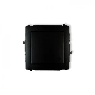 Karlik Łącznik krzyżowy czarny 12DWP-6 - Gniazdka elektryczne - miniaturka - grafika 2