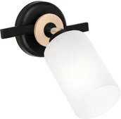 Lampy ścienne - Luminex Kinkiet Tokio black/wood 1 1520) 1520 - miniaturka - grafika 1