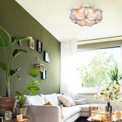 Lampy sufitowe - Slamp La Vie M lampa sufitowa 47 cm, bursztyn - miniaturka - grafika 1