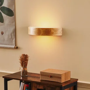 Euluna Lampa ścienna Kerio, półokrągła, dąb ciemny - Lampy ścienne - miniaturka - grafika 2