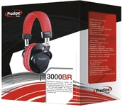 Słuchawki - PRODIPE 3000BR czarno-czerwone - miniaturka - grafika 1