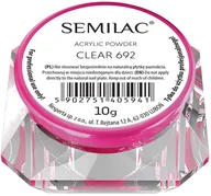 Ozdoby do paznokci - Semilac Acrylic Powder 692 Clear 10g 5902751405941 - miniaturka - grafika 1