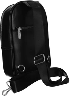 Oryginalny miejski plecaczek na jedno ramię ze skóry ekologicznej - Plecaki - miniaturka - grafika 4