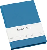 Notesy i bloczki - Semikolon Notes Uni Classic A5 niebieski w linie 364087 - miniaturka - grafika 1