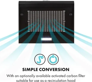 Klarstein DSM-Capannina-BK - Okapy kuchenne - miniaturka - grafika 3