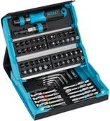 Bity - HAZET Zestaw bitów sześciokąt 6,3 mm 1/4") 70 sztuk 2200SC-1 - miniaturka - grafika 1