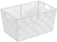 Kosze na śmieci - WENKO Koszyk WENKO Adria White, biały, 15x30x20 cm - miniaturka - grafika 1