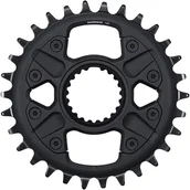 Części rowerowe - Shimano Shimano Deore FC-M6100-1 Chainring 12-speed, czarny 30T 2021 Zębatki przednie - miniaturka - grafika 1