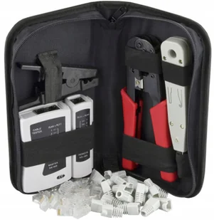 Zestaw sieć Tester Ściągacz Zaciskarka RJ45 Lan - Narzędzia sieciowe - miniaturka - grafika 2