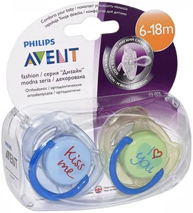 Philips Avent Smoczek uspokajający seria "I love" 6-18 m-cy SCF 172/70 2 sztuki Długi termin ważności! 9075452 - Smoczki uspokajające - miniaturka - grafika 2