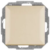 Wyłączniki światła i elektryczne - Abex Perła beż łącznik jednobiegunowy z podświetleniem WP-1PS WP-1P/S-bez - miniaturka - grafika 1