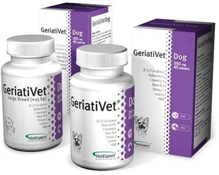VetExpert GeriatiVet Dog 45 tabletek - Suplementy i witaminy dla psów VetExpert GeriatiVet Dog 45 tabletek - Suplementy i witaminy dla psów - miniaturka - grafika 3